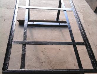 Heating oil tank stand modification